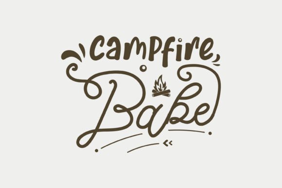 Campfire Babe, Camping SVG: A Designer's Review
