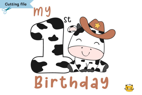 Cute Baby Cow Boy First Birthday Svg: A Design Review