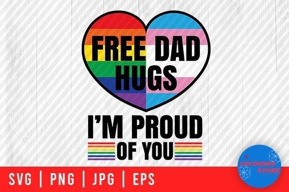 Free Dad Hugs, I'm Proud Pride Svg: A Designer's Honest Review